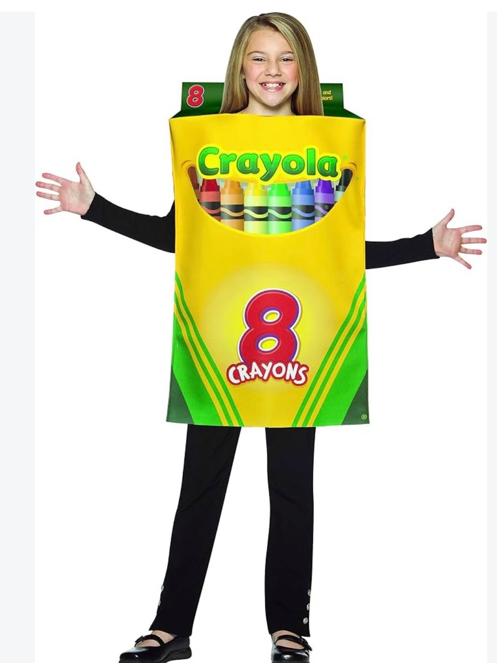 Crayola Crayon Box Adult Costume, Adult One Size, 8 count box costume